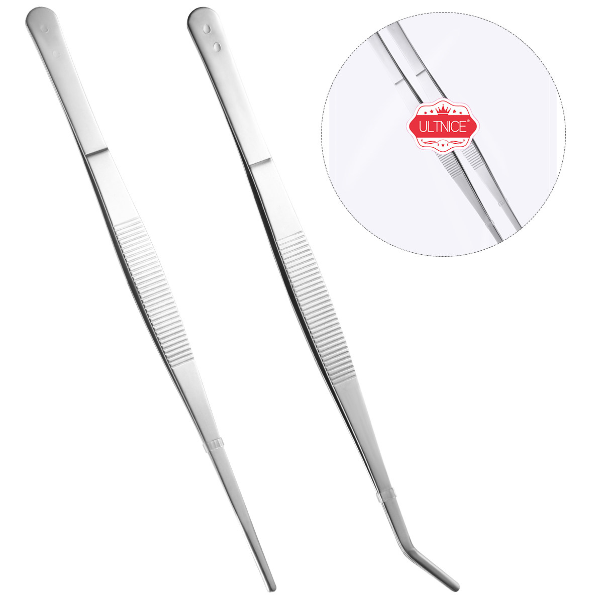 2 stuks roestvrijstalen pincet - Feeding Tong Stainless recensie en prijs