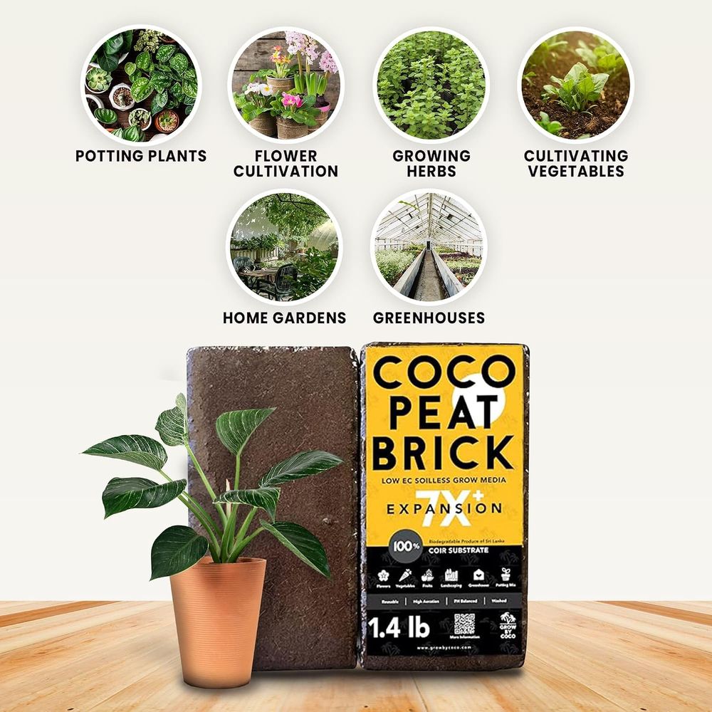 650g Baksteen - Premium Biolog - Substrate Coconut Fiber recensie en prijs